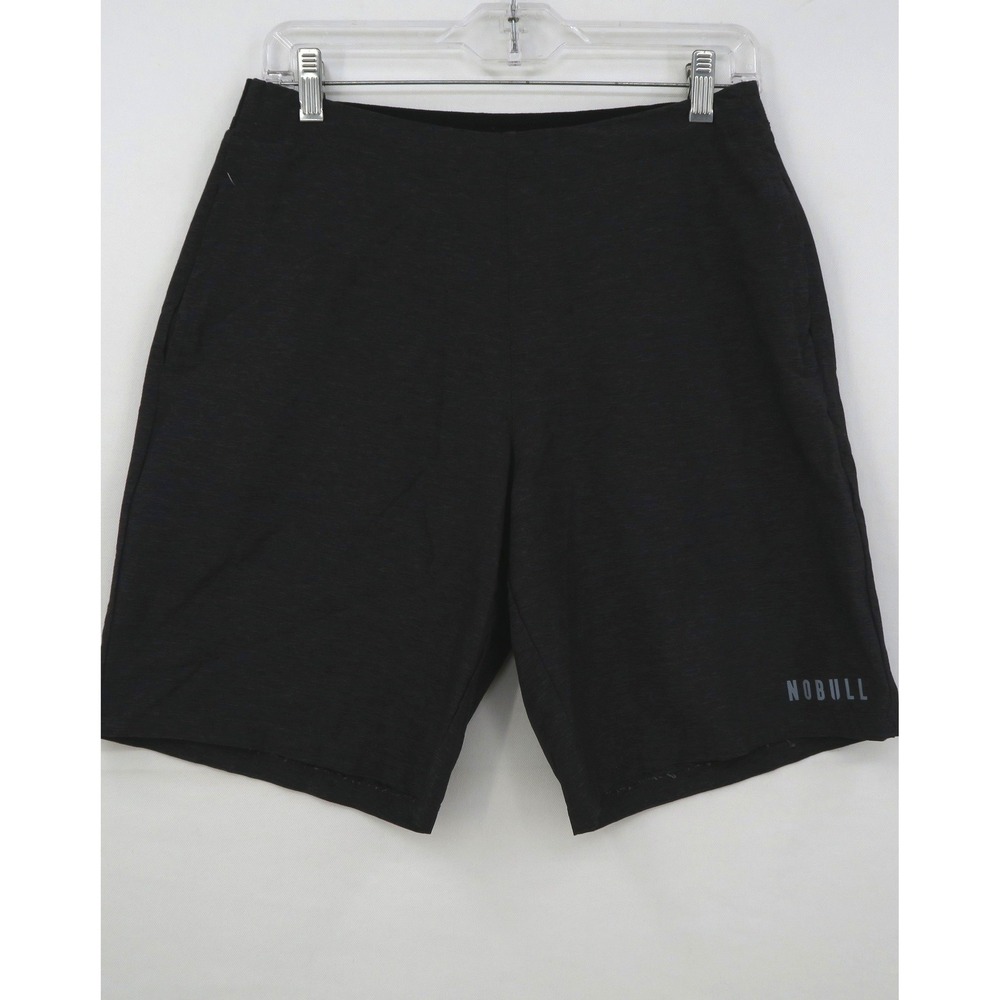 NOBULL‎ Mens Training Shorts Black Heather Athletic Gym Workout Size Large